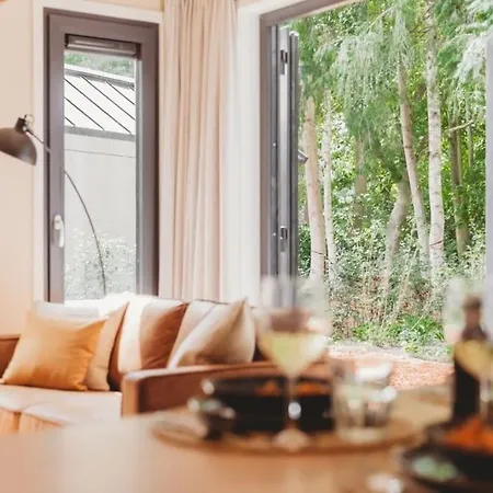 I Tiny House Met Zonnige Bostuin