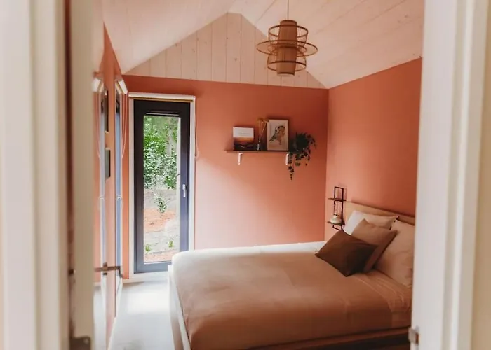 I Tiny House Met Zonnige Bostuin